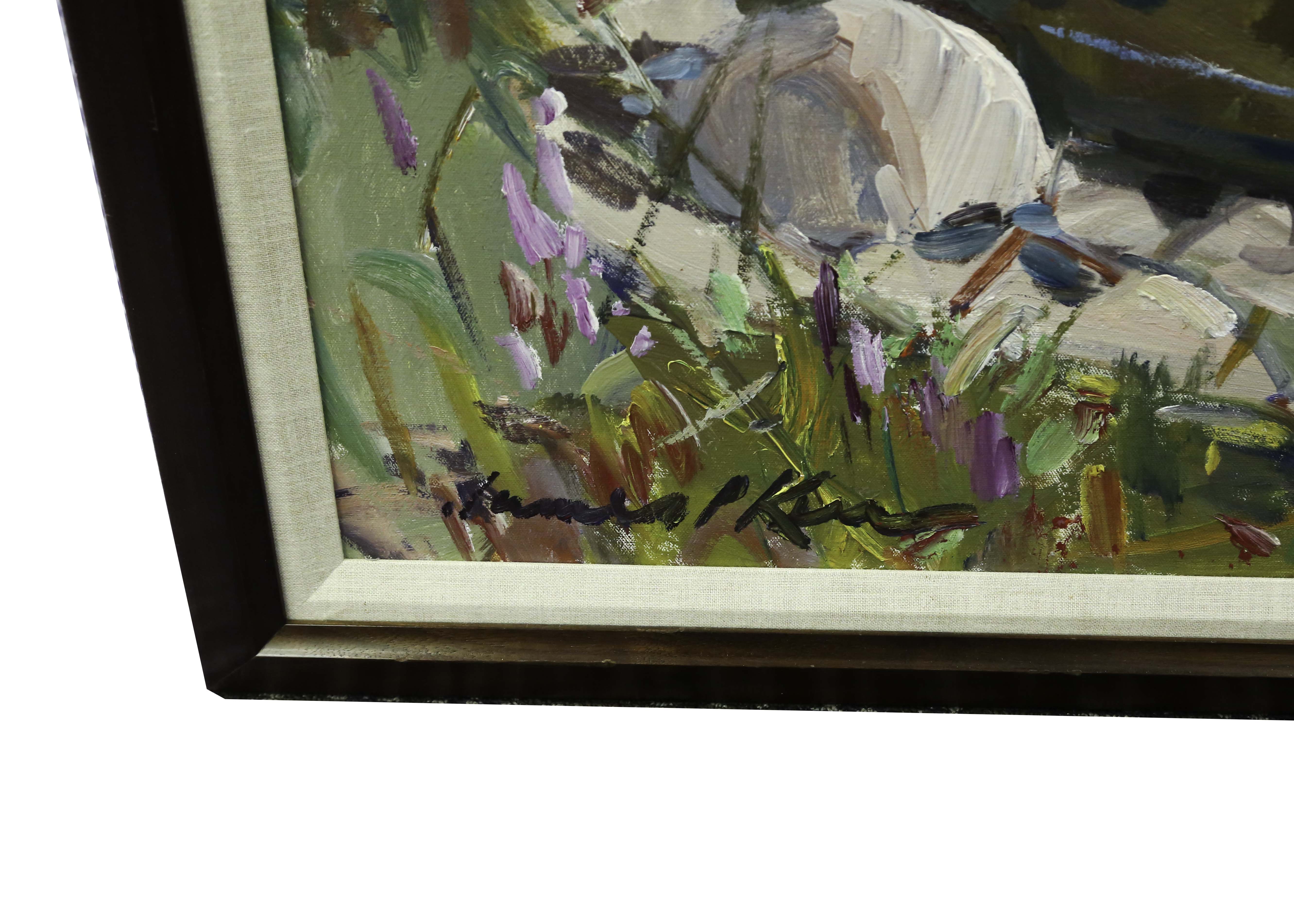 James P. Kerr Original Oil Painting on Canvas