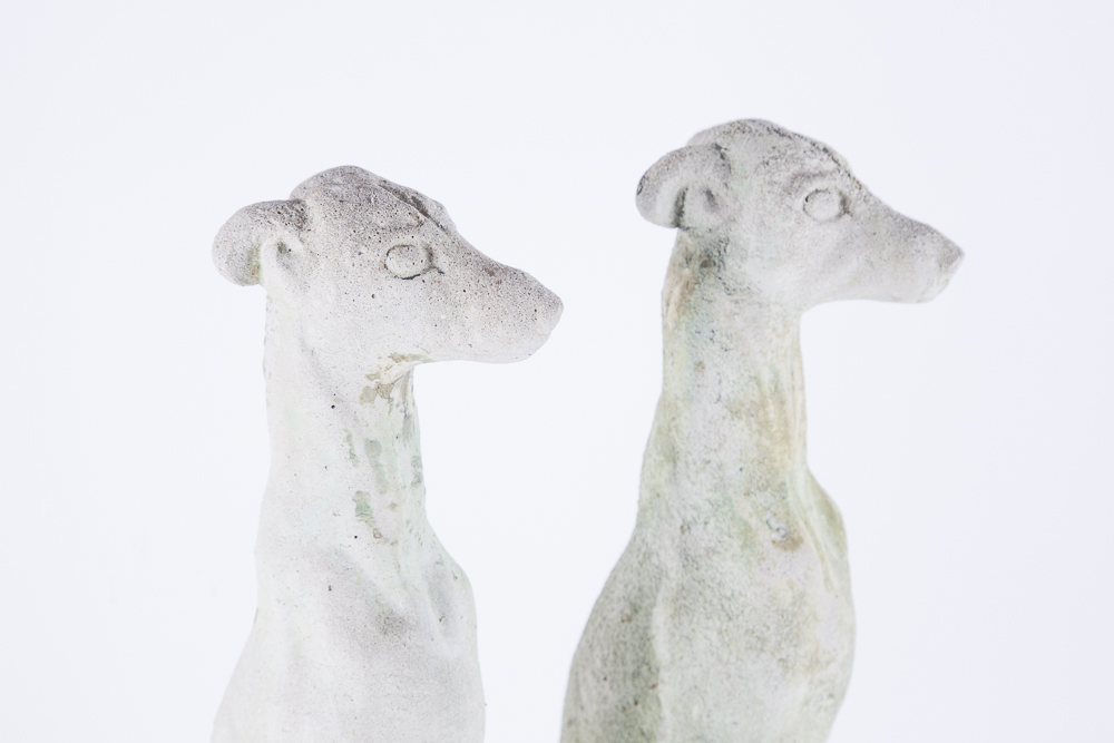 Concrete Greyhound Garden Statues