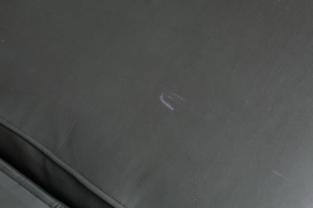 Mid-Century Modern Green Vinyl Sectional