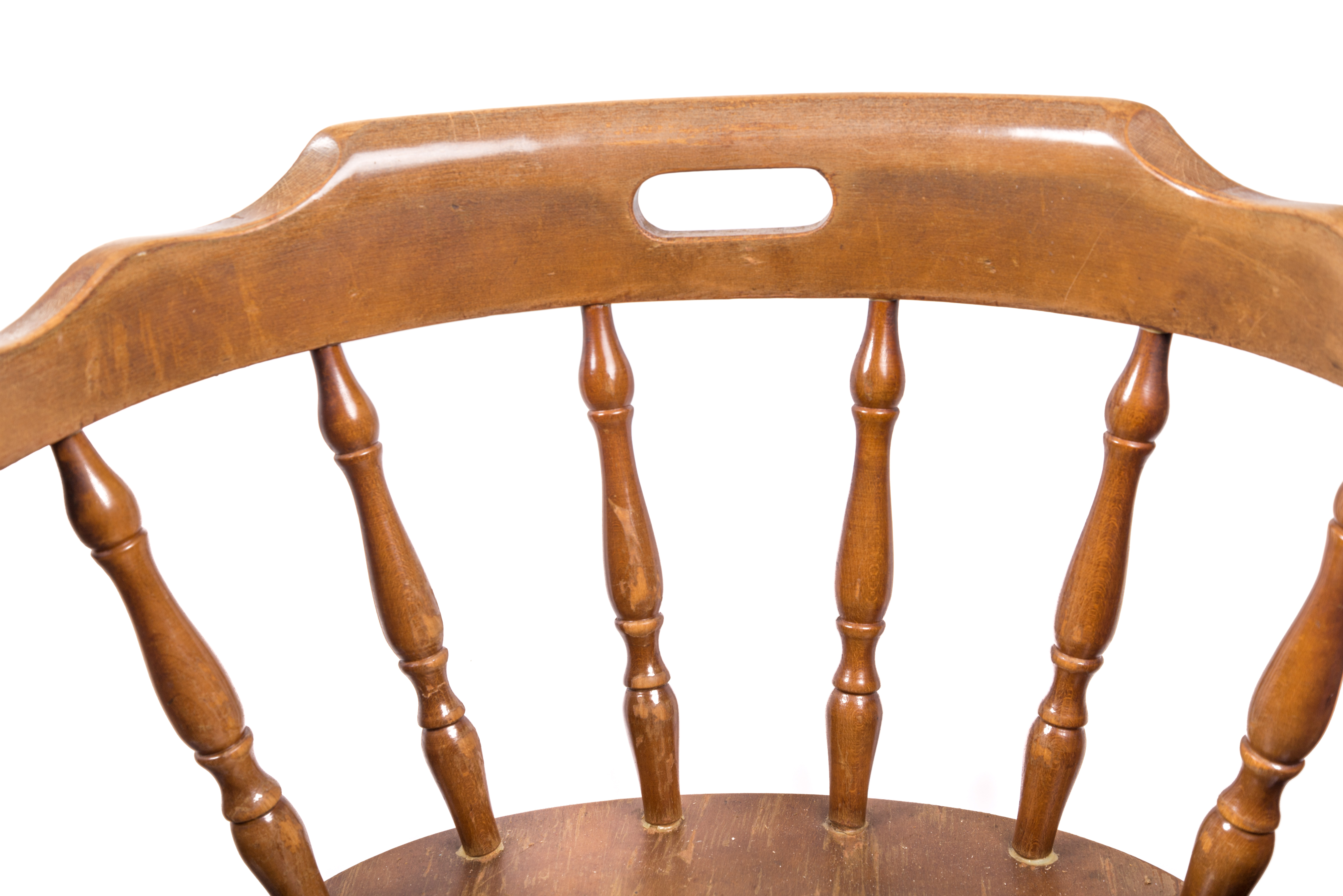 Vintage Yacht Club Wooden Bar Stools