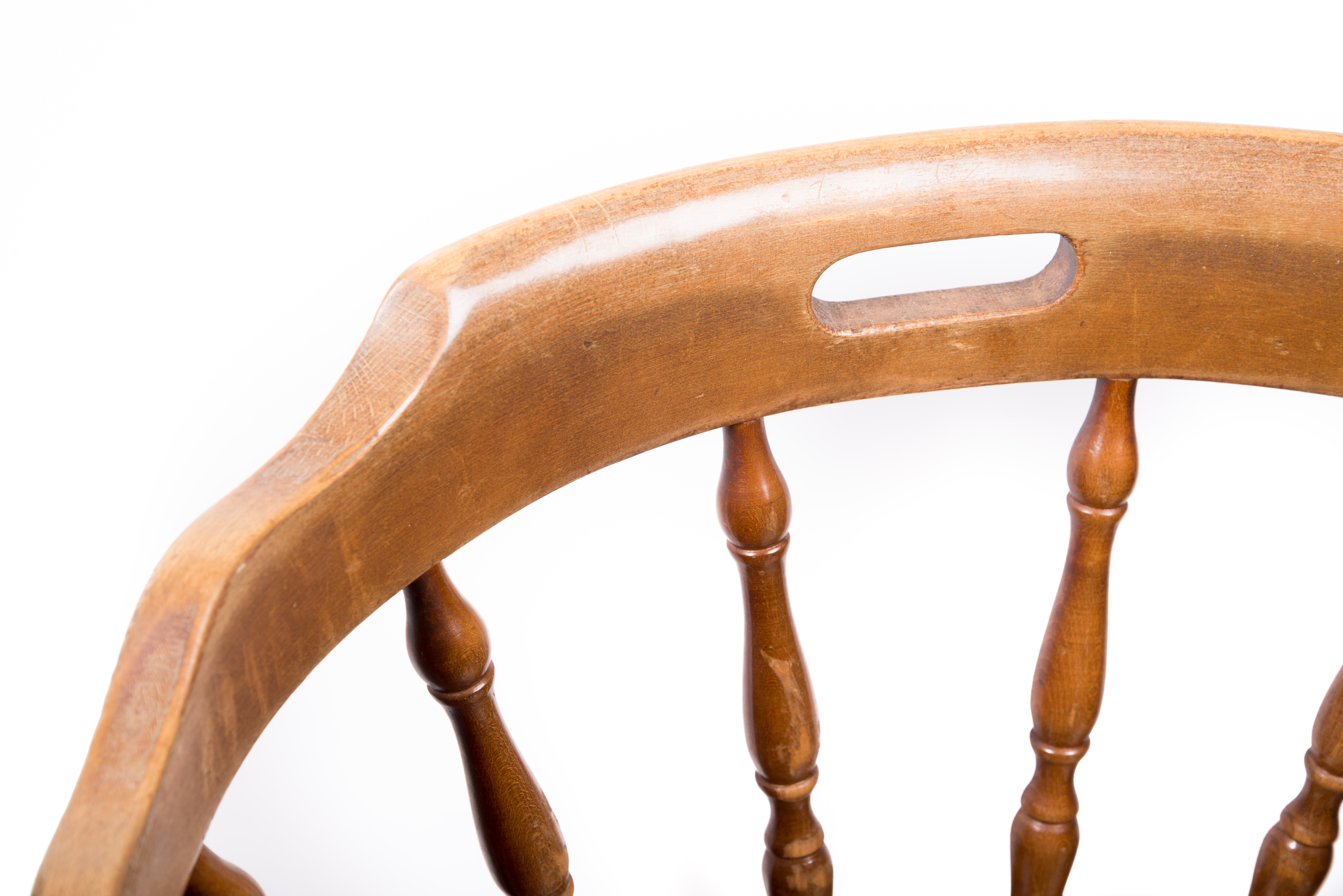 Vintage Yacht Club Wooden Bar Stools