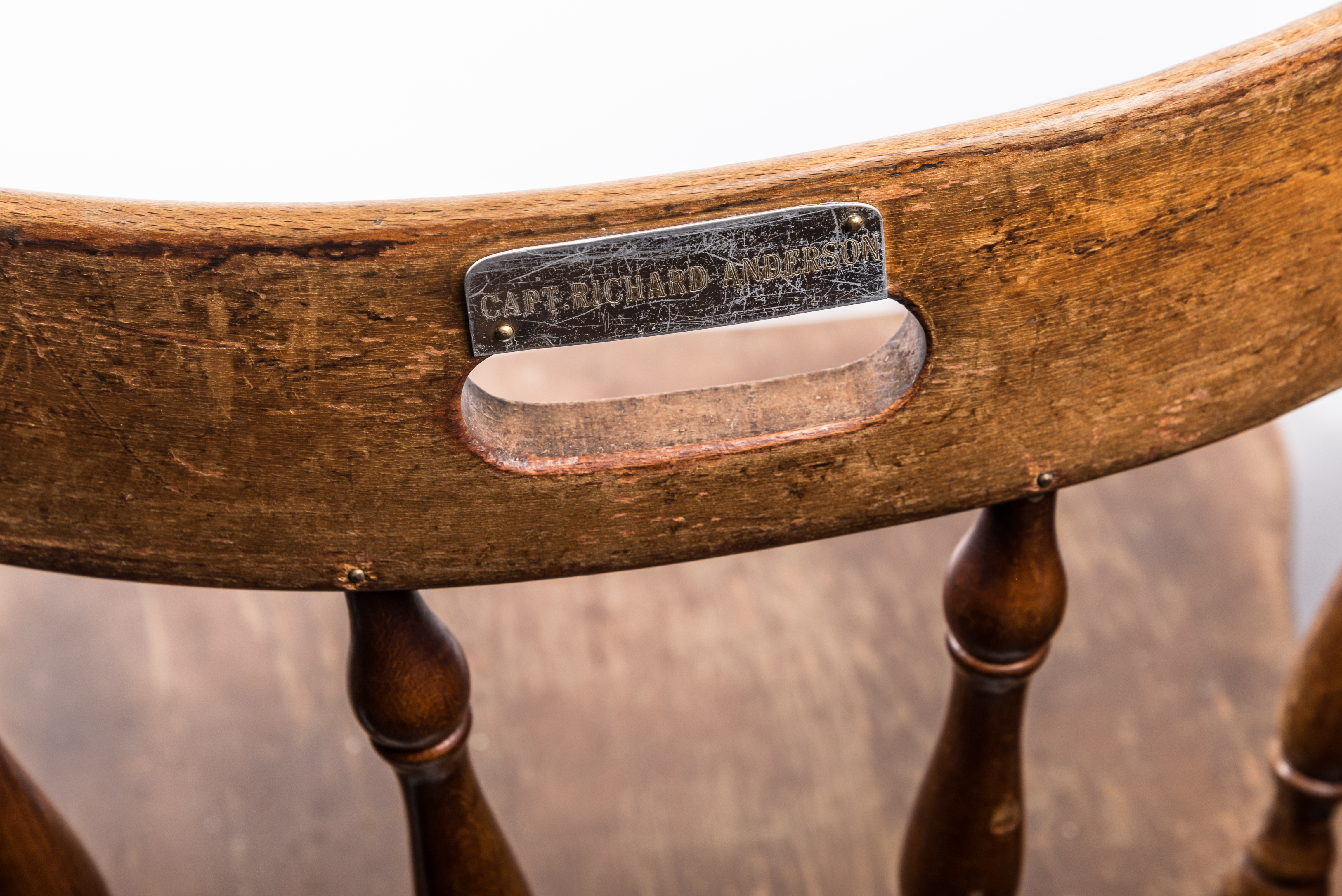 Vintage Yacht Club Wooden Bar Stools