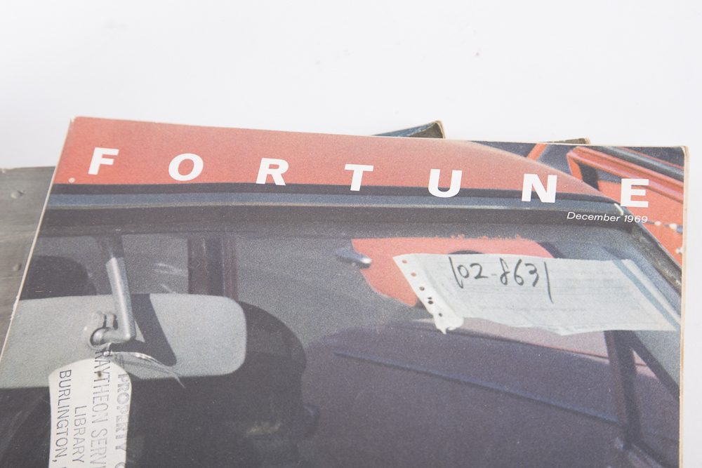 Assortment of Vintage "Fortune" Magazines