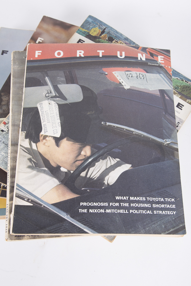 Assortment of Vintage "Fortune" Magazines