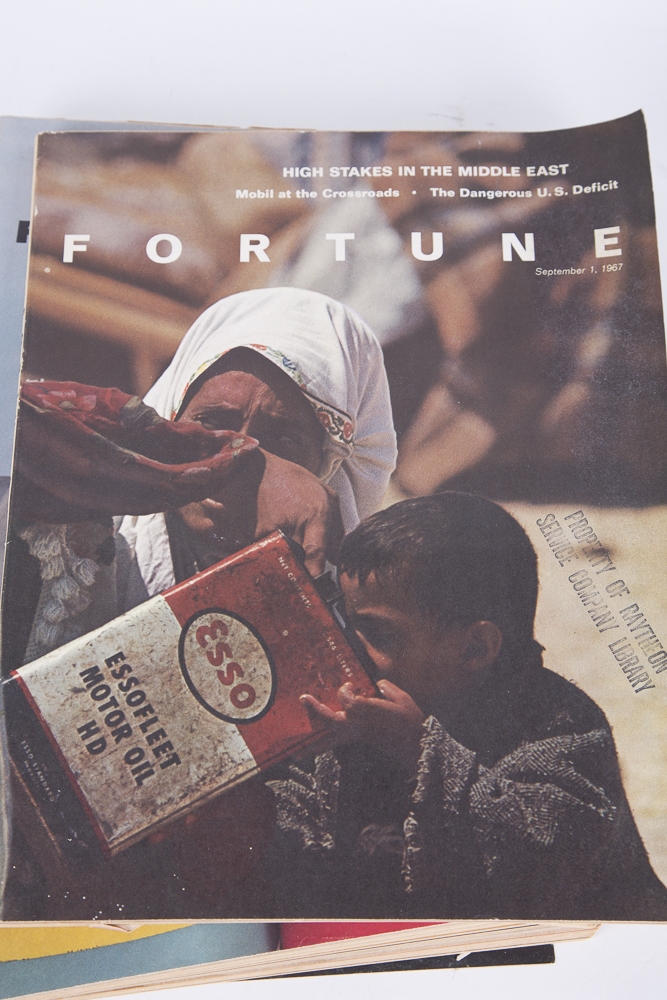 Assortment of Vintage "Fortune" Magazines