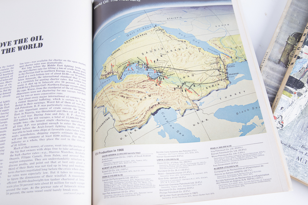 Assortment of Vintage "Fortune" Magazines