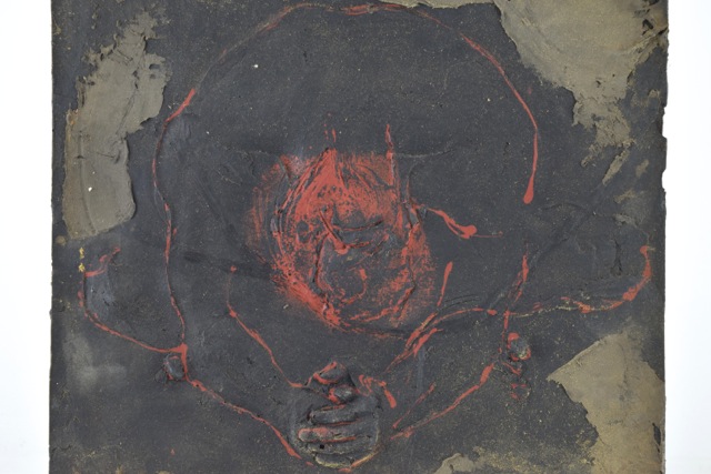 Original Tuska Mixed Media Bas-Relief Sculpture "Energy Source"