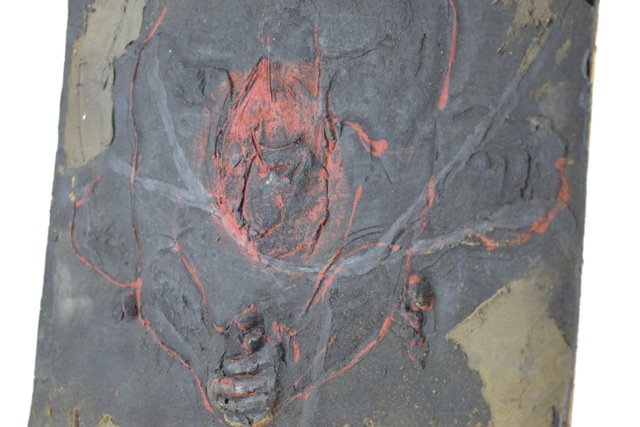 Original Tuska Mixed Media Bas-Relief Sculpture "Energy Source"