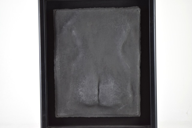 Original Tuska Cast Paper Relief Sculpture "Female Backside"`