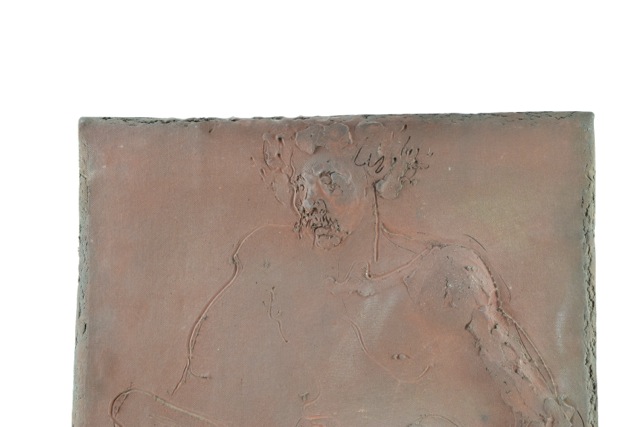 Original Tuska Ceramic Bas-Relief Sculpture