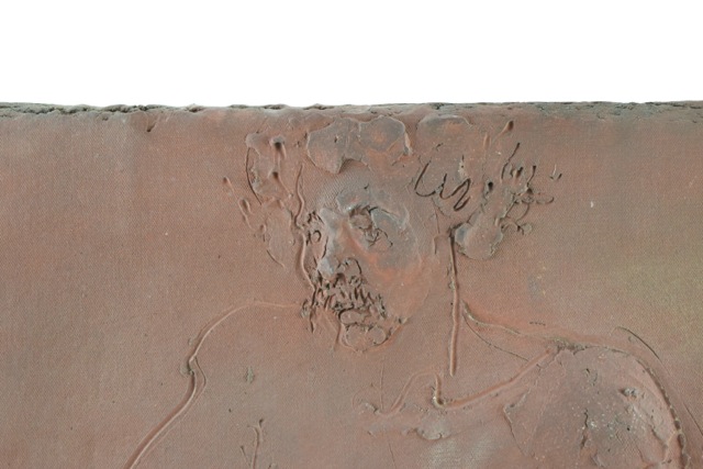 Original Tuska Ceramic Bas-Relief Sculpture