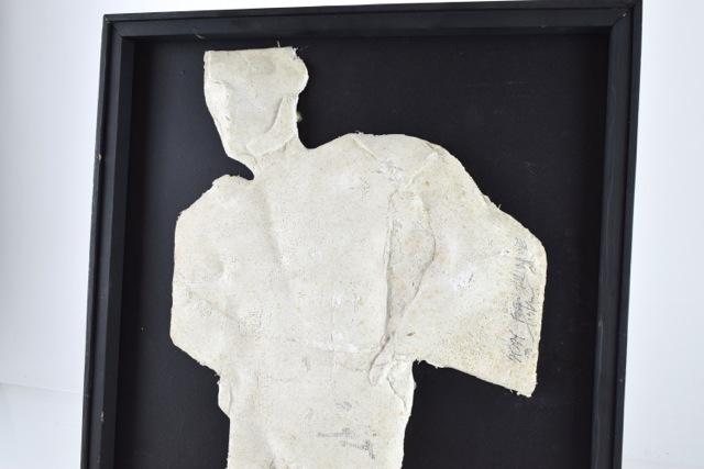 Original Tuska Paper Mâché Relief Sculpture "Study For Illumine"