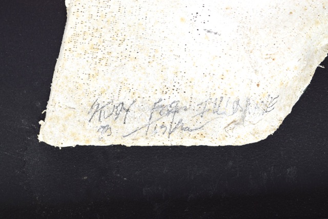 Original Tuska Paper Mâché Relief Sculpture "Study For Illumine"