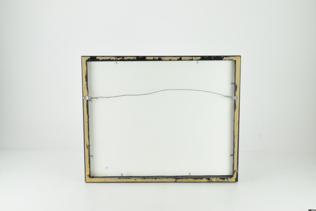 Original Tuska Cut Paper and Watercolor Framed Art "Buds" Number 17