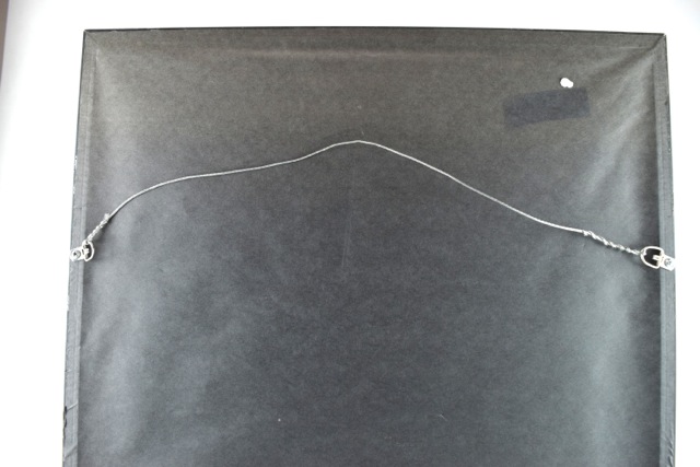 Original Tuska Cut Paper and Watercolor Framed Art "Tattoo" Number 1