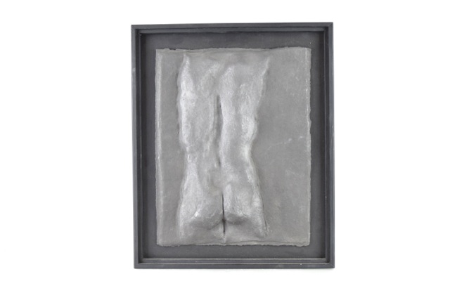 Original Tuska Cast Paper Bas-Relief Sculpture "Torso"