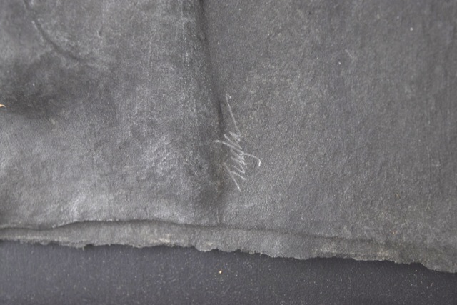 Original Tuska Cast Paper Bas-Relief Sculpture "Torso"