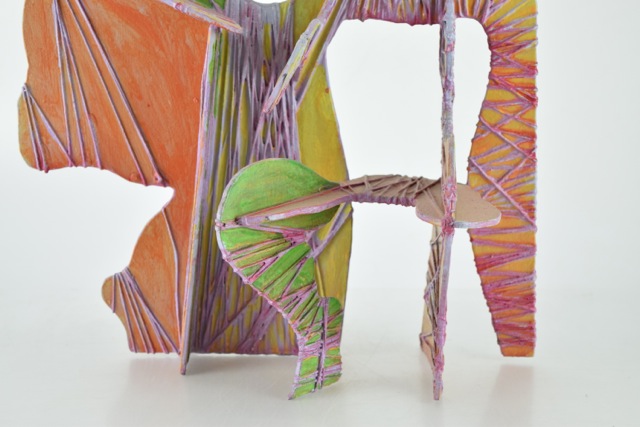 Original Tuska Mixed Media Sculpture "Conversation"