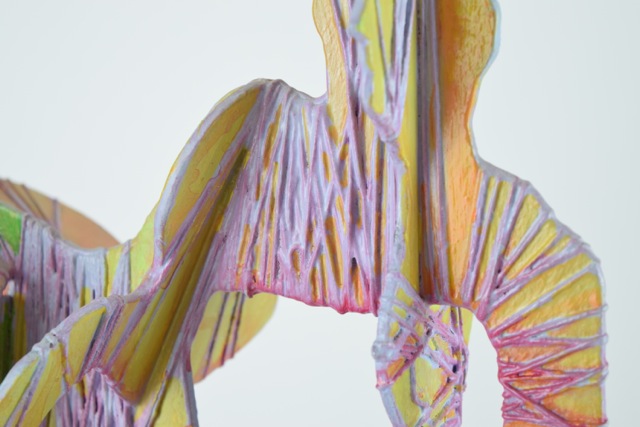 Original Tuska Mixed Media Sculpture "Conversation"