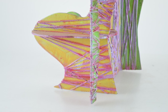 Original Tuska Mixed Media Sculpture "Conversation"