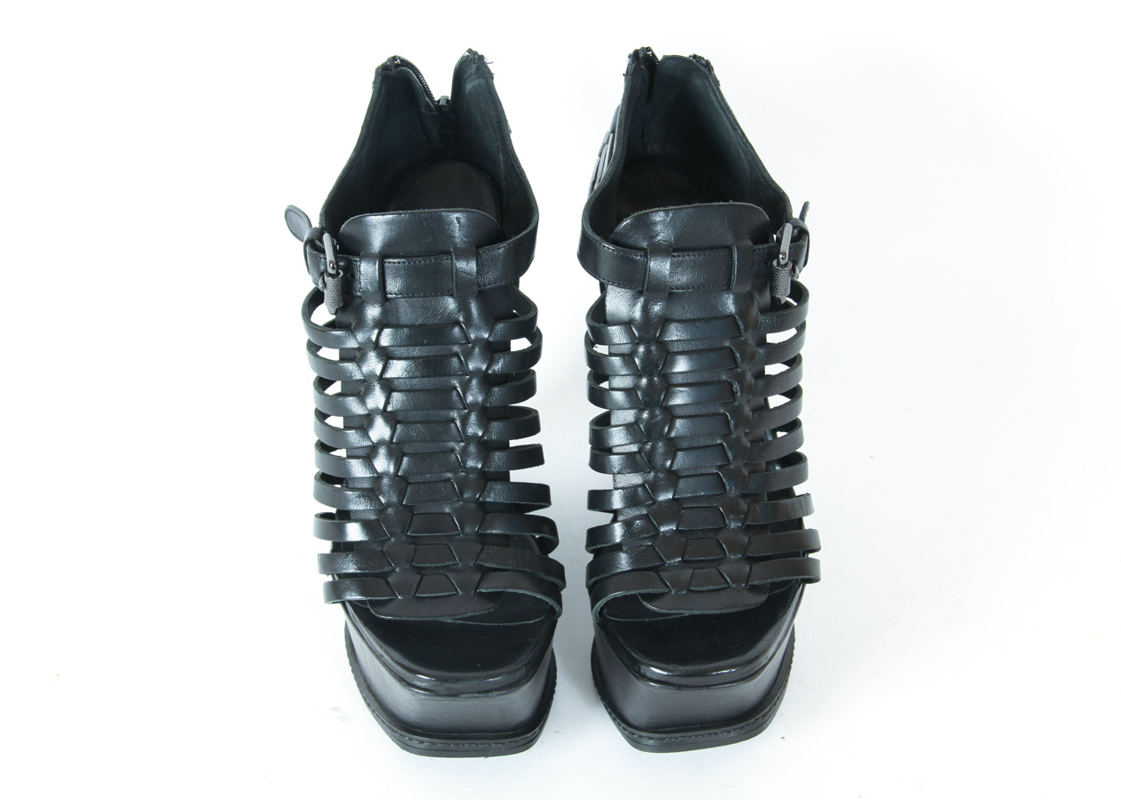 Vera Wang Lavender Platform Wedges