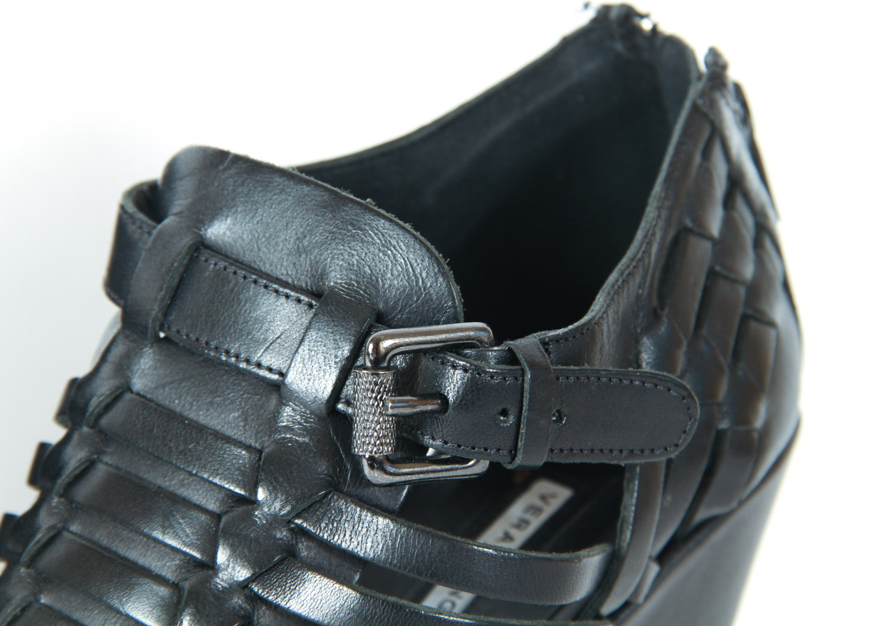 Vera Wang Lavender Platform Wedges