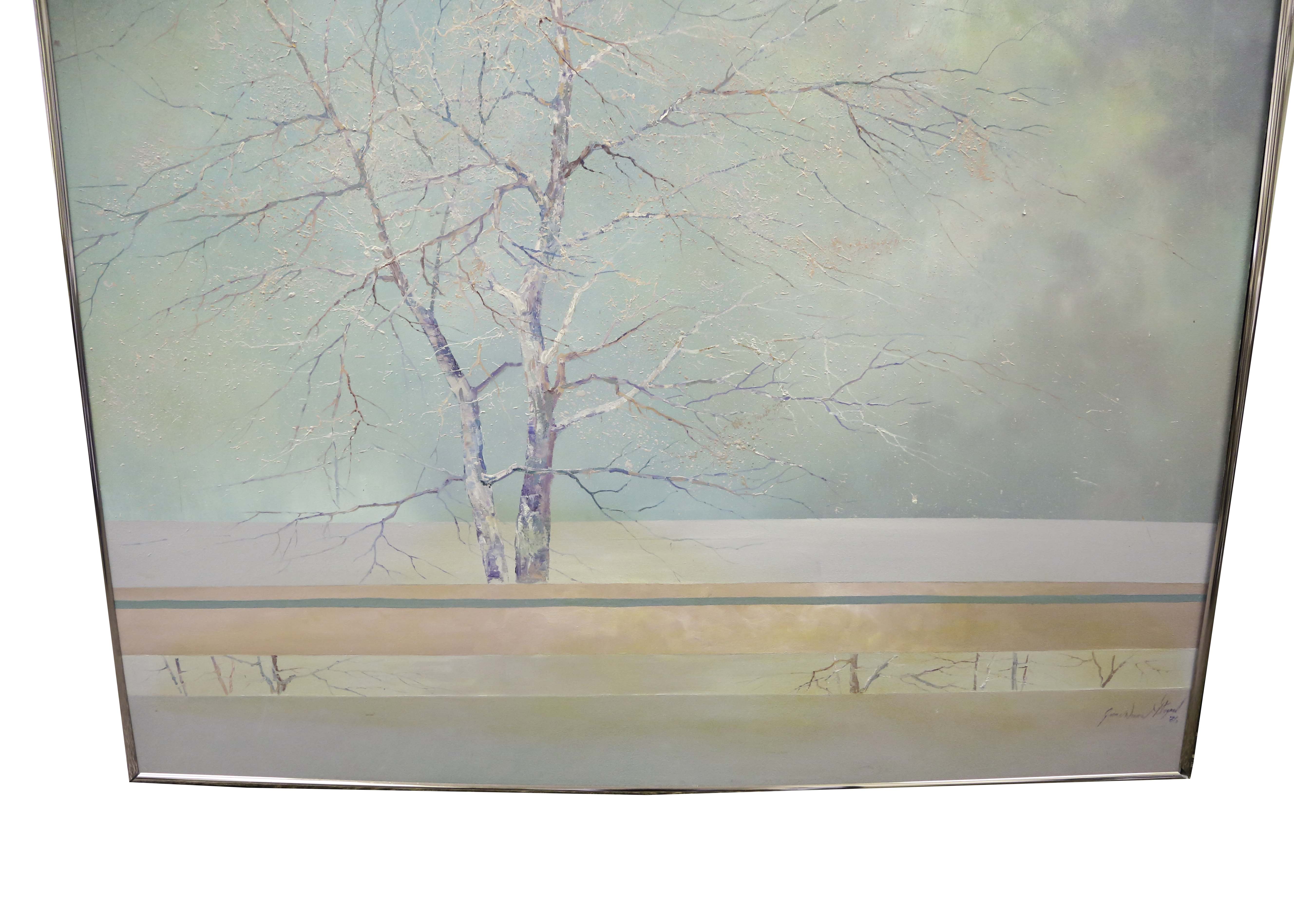 Jane Duncan Stogner Oil on Board Painting