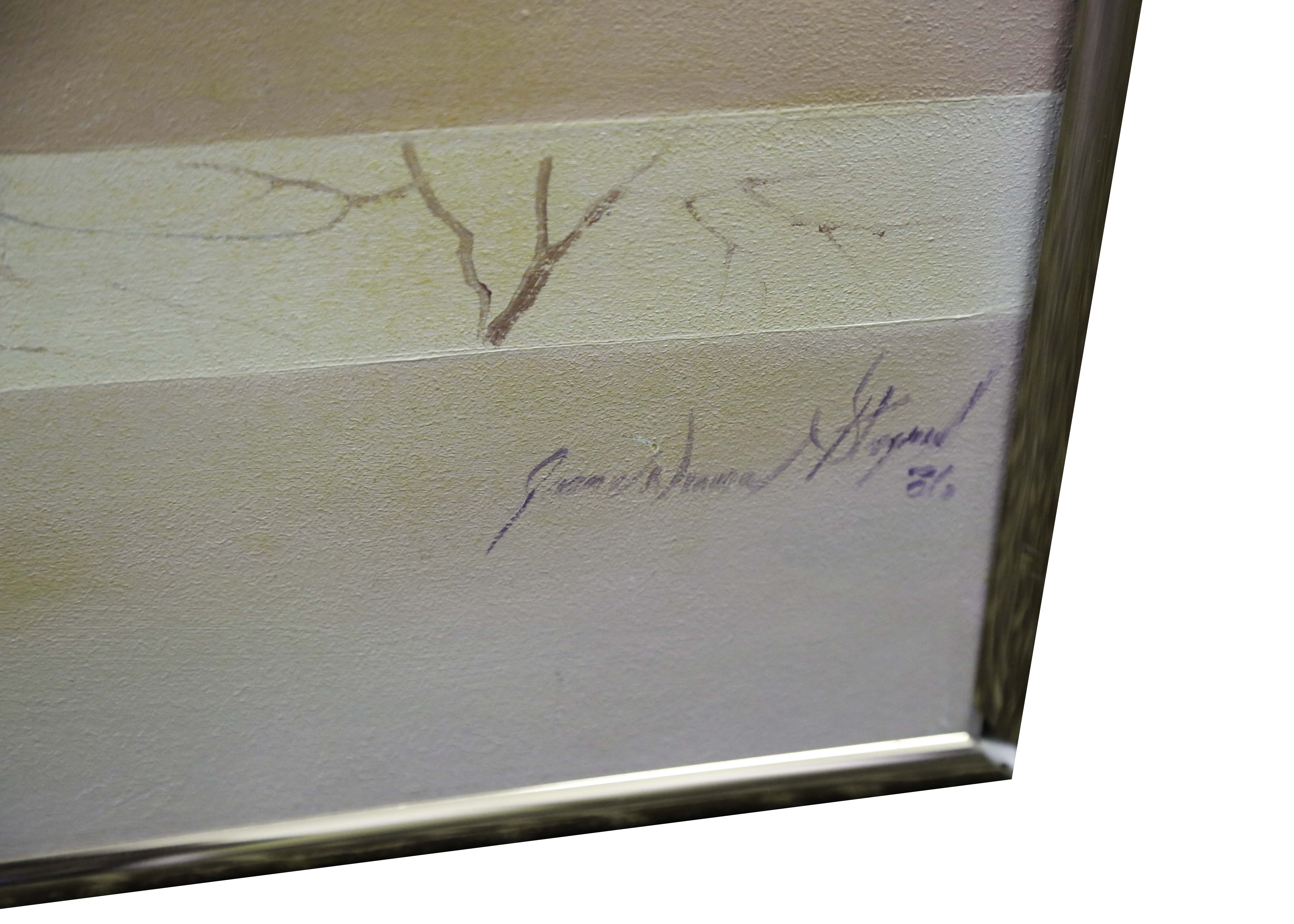 Jane Duncan Stogner Oil on Board Painting