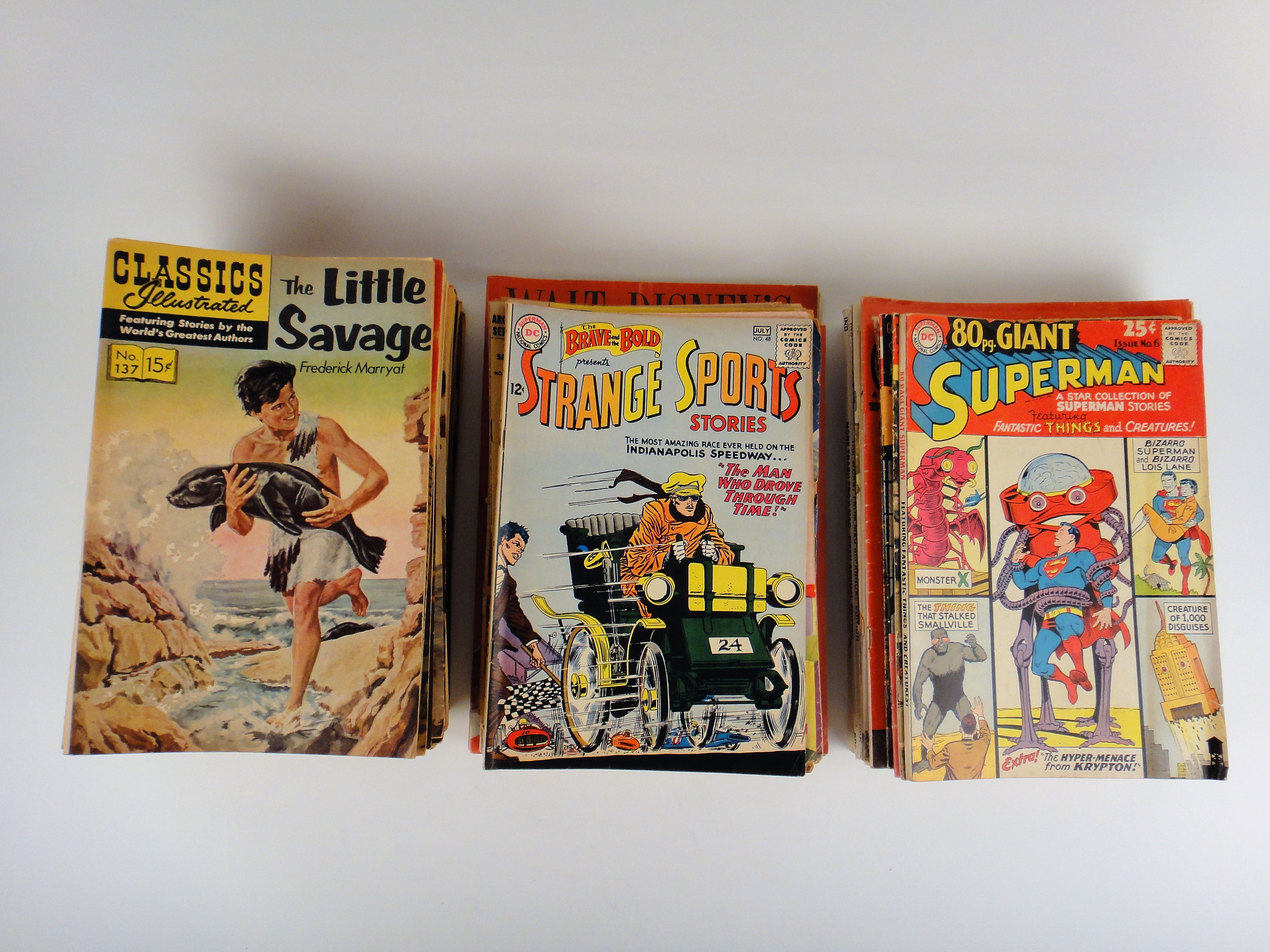 Eighty-Four Vintage Comic Books 1960s & 1970s