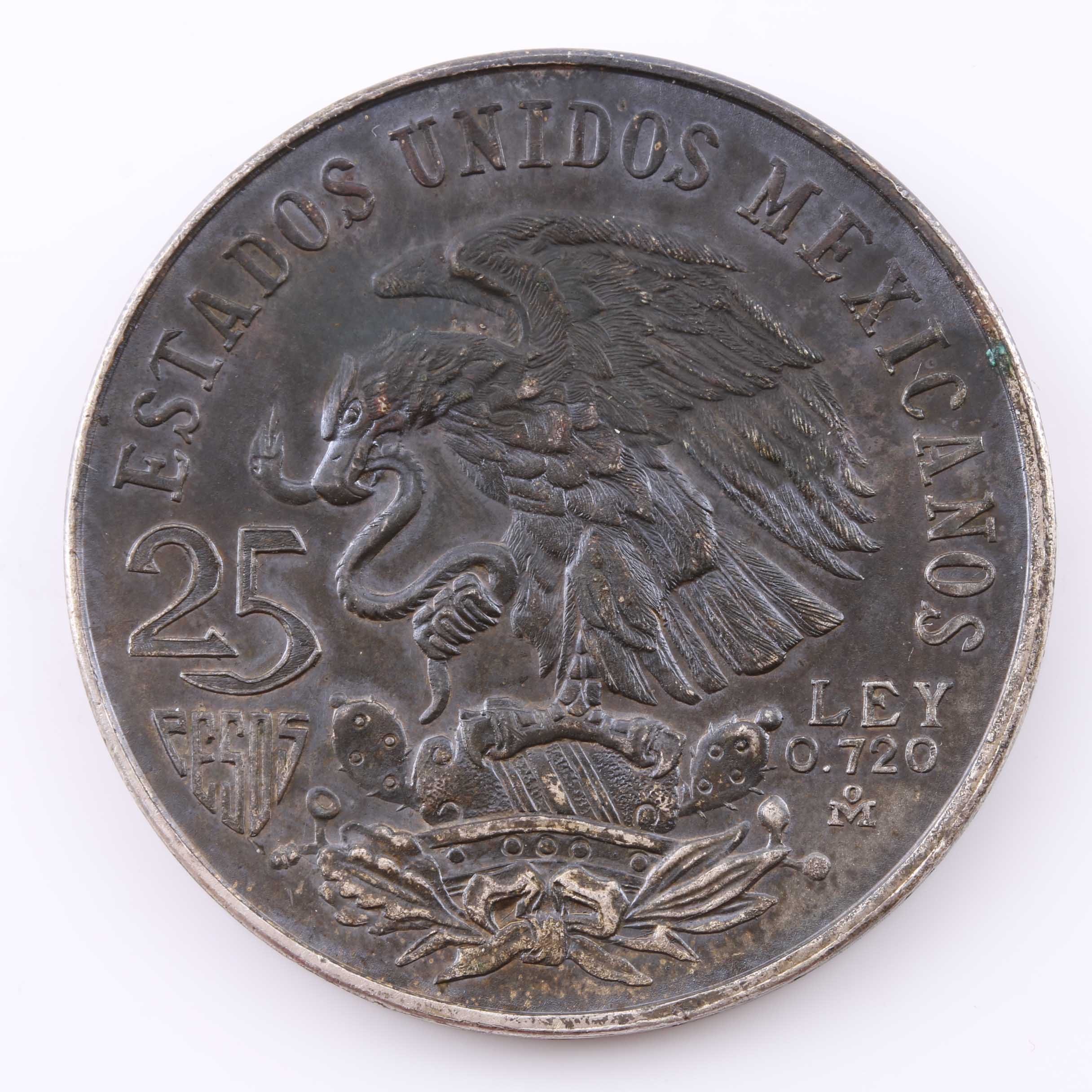 1968 Mexican Silver Commemorative Olympic Coin
