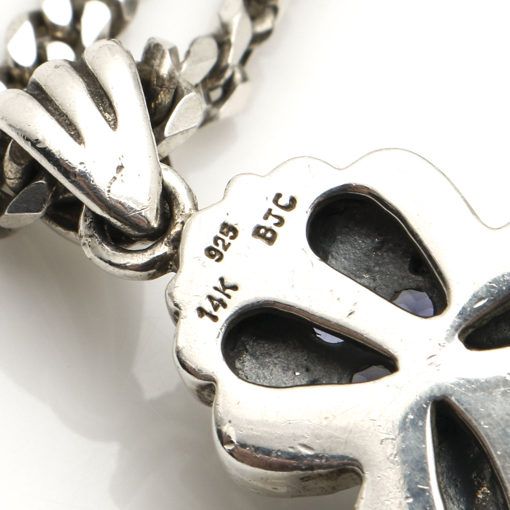 Samuel B. Behnam Sterling Silver Necklace and Earring Set