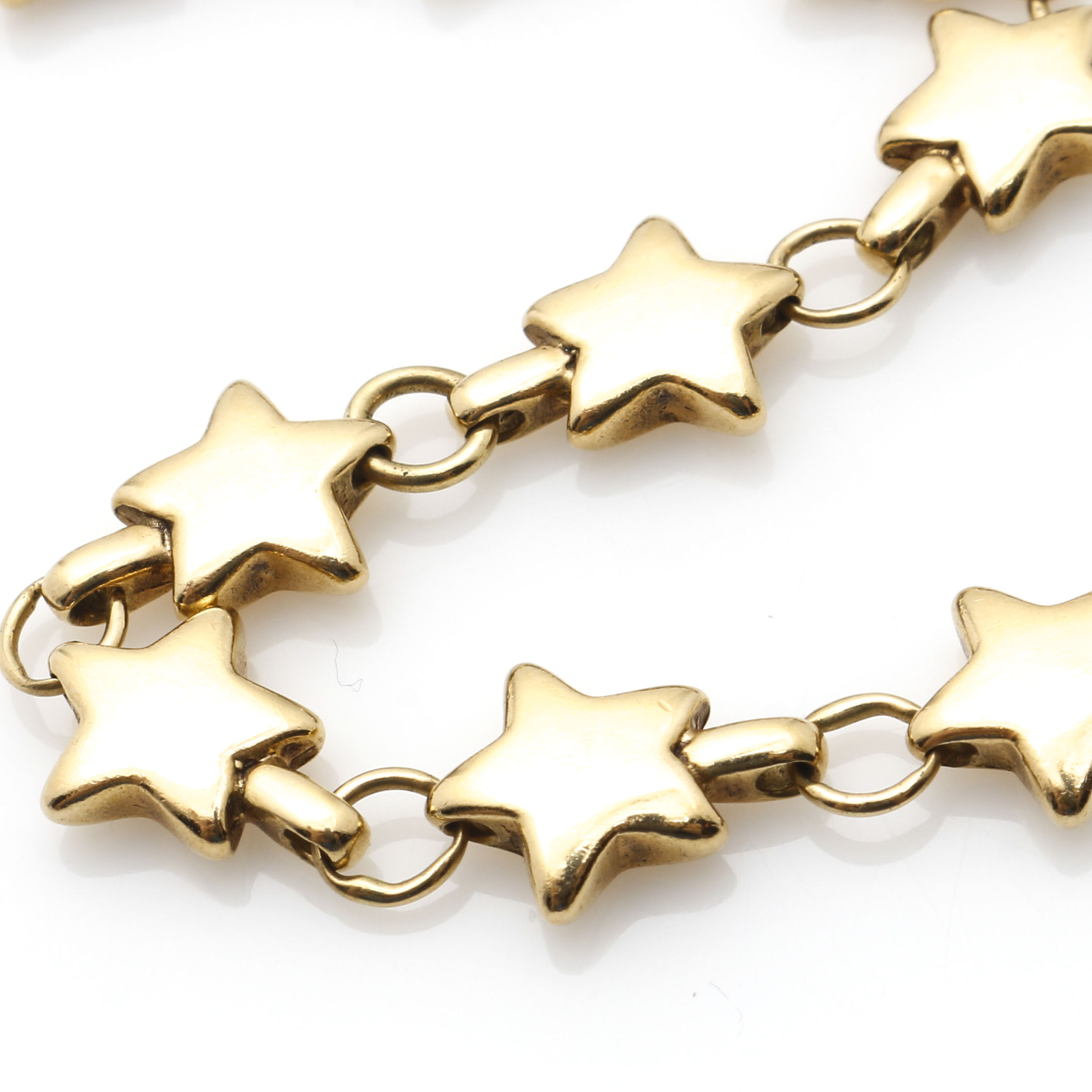 Tiffany & Co 18K Yellow Gold Star Bracelet