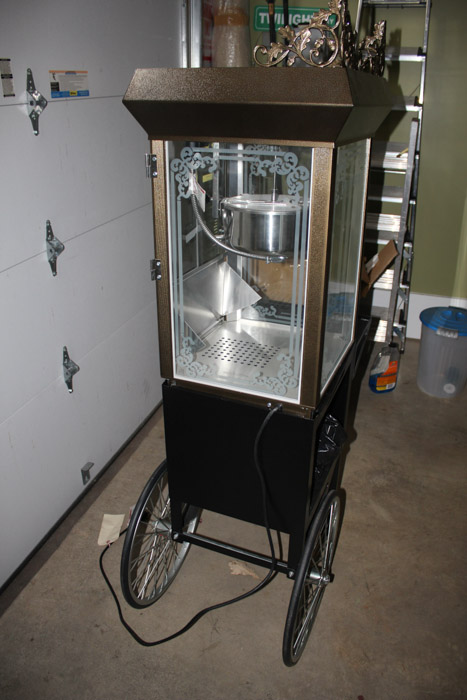 Gold Medal Antique Deluxe 60 Popcorn Machine and Cart