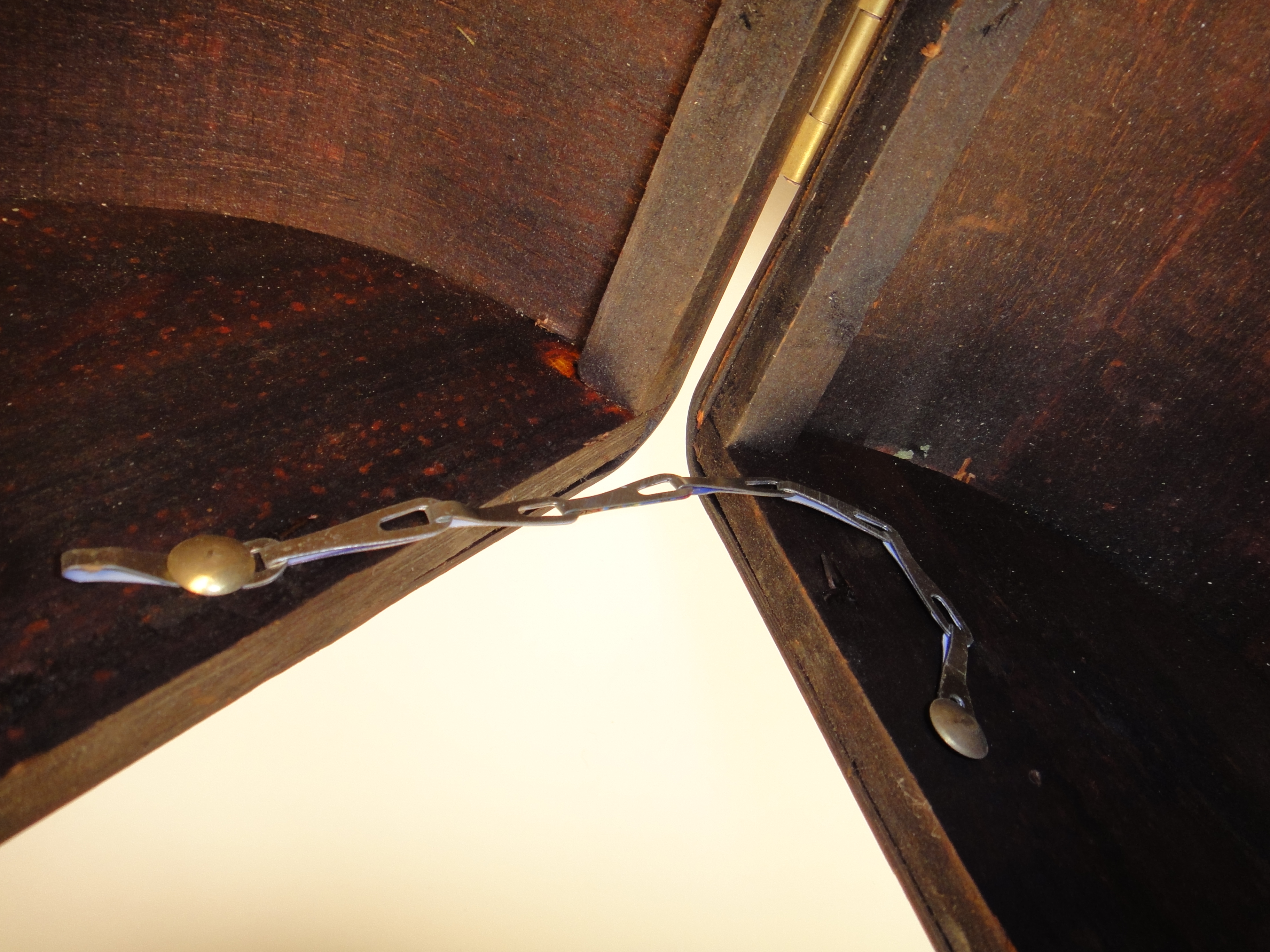 Vintage Wood and Brass Suitcase