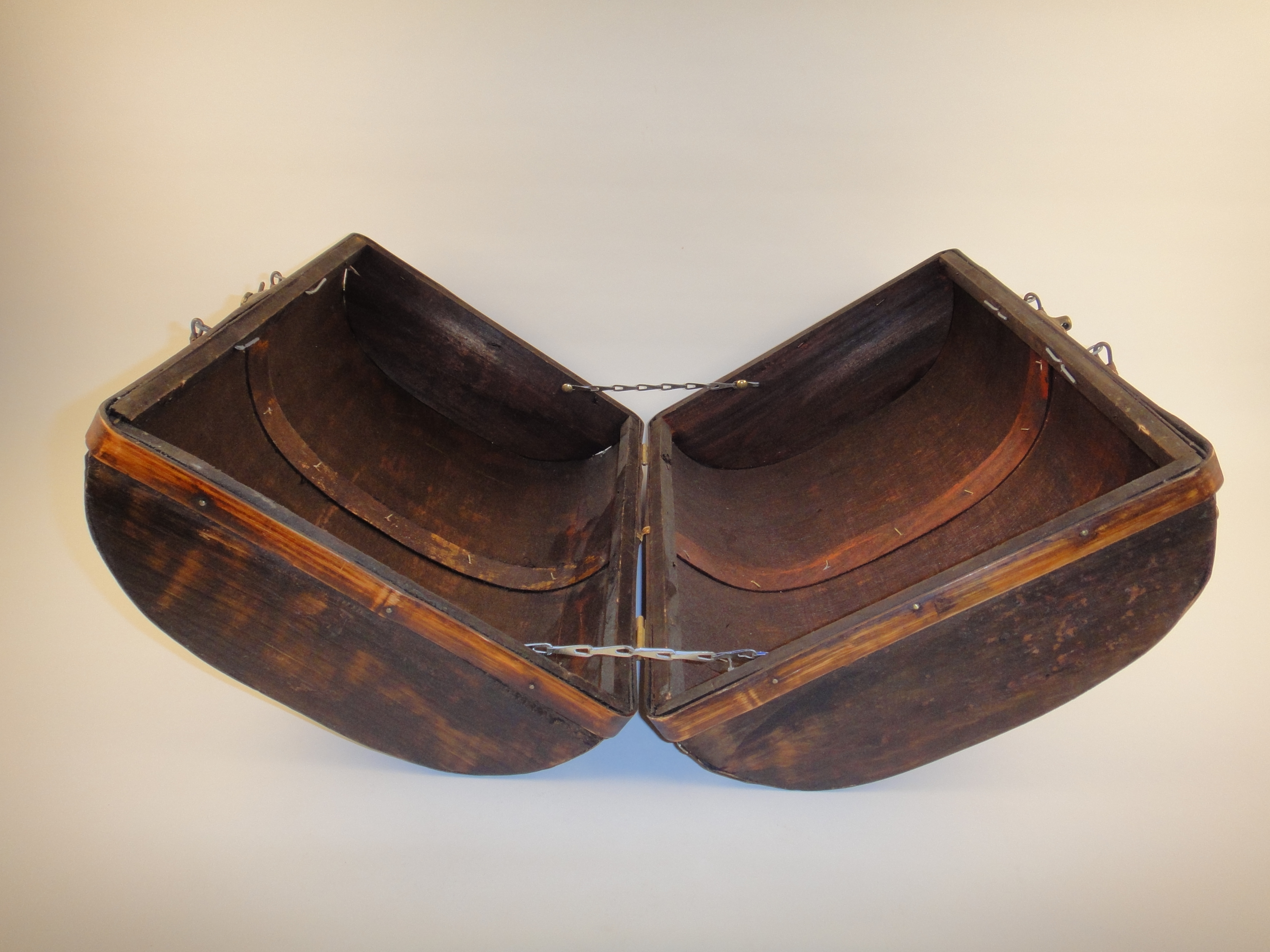 Vintage Wood and Brass Suitcase