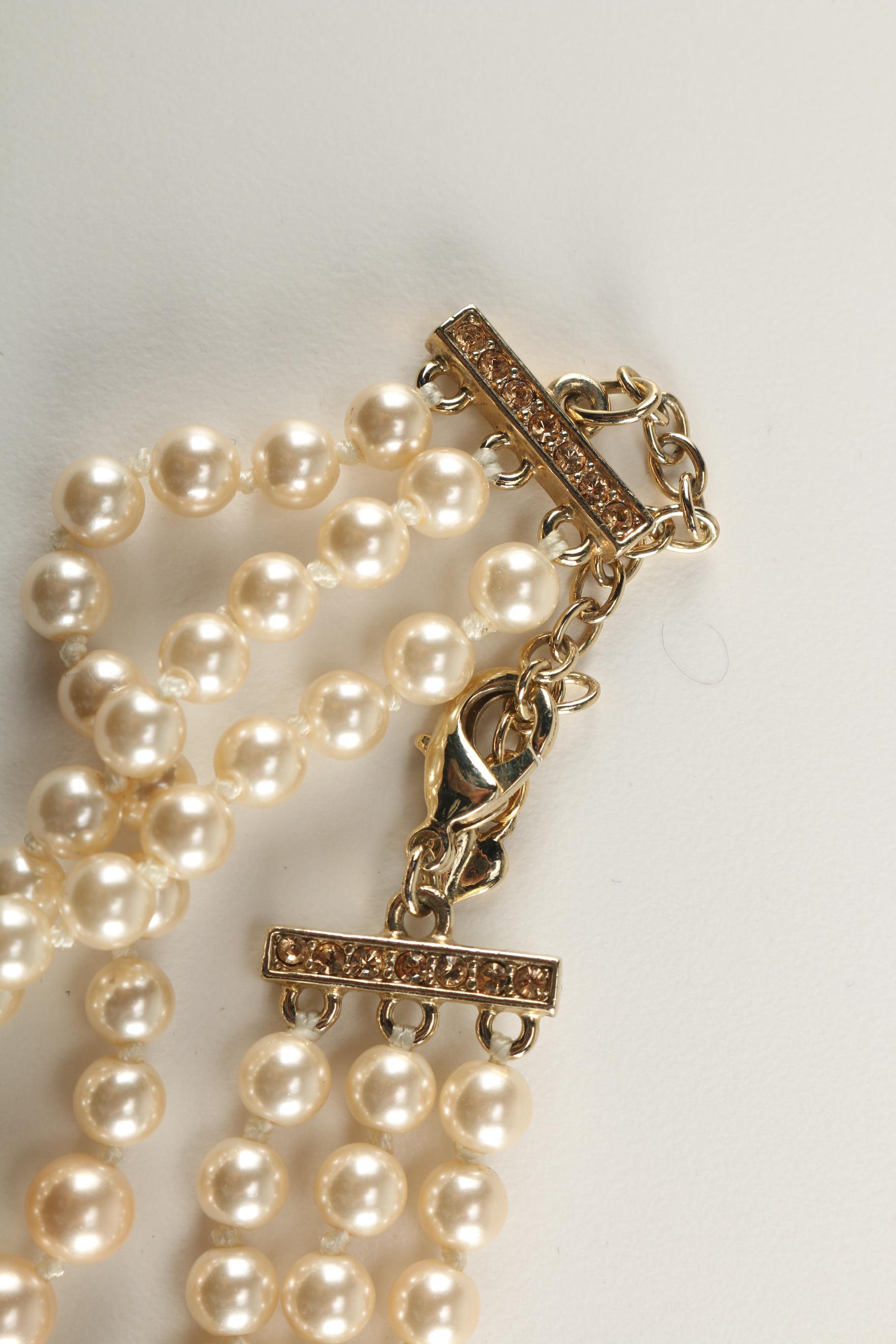 Faux Pearl Necklaces and Bracelets