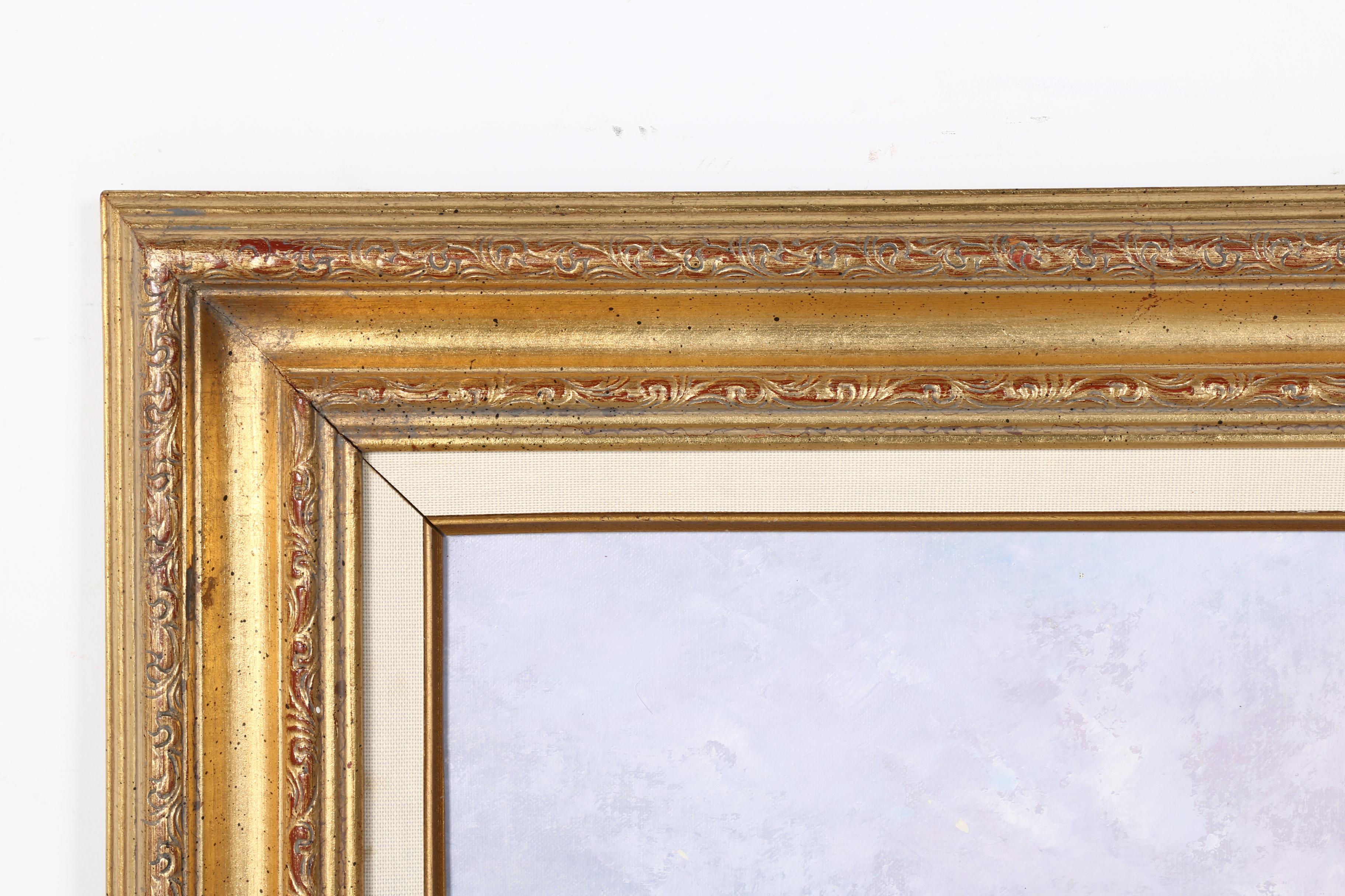 J. Miller Signed Oil on Canvas Beach Landscape