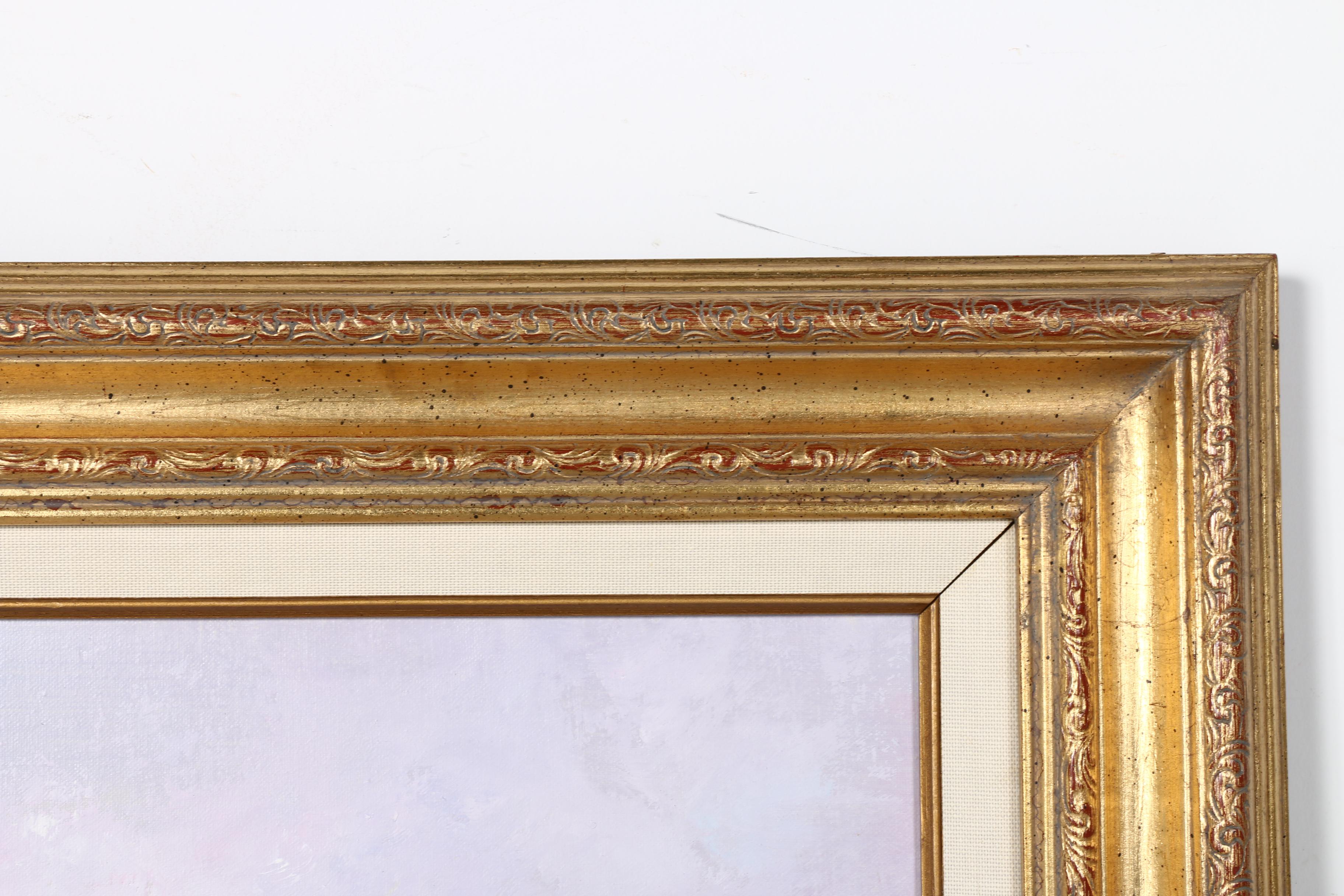 J. Miller Signed Oil on Canvas Beach Landscape