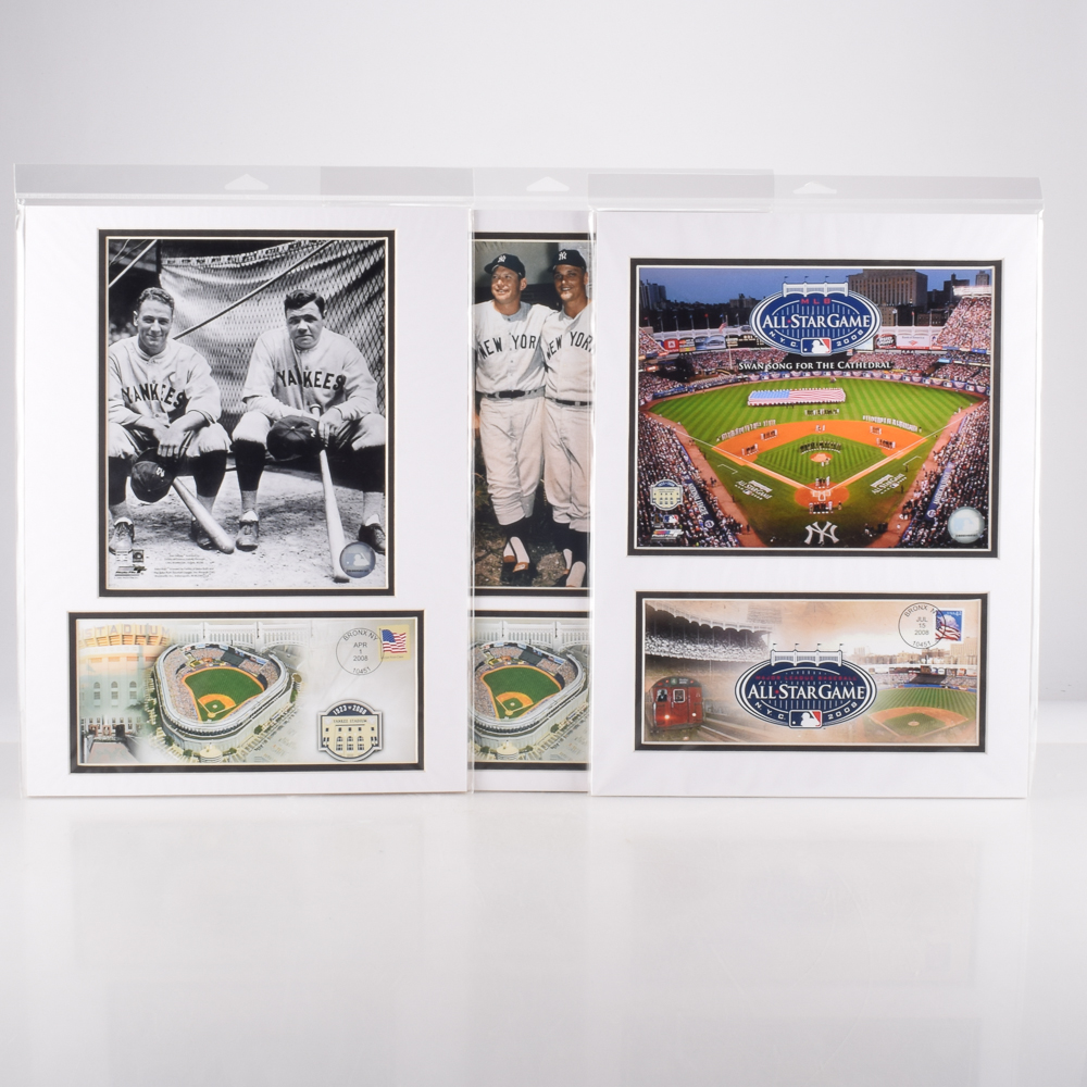 Yankee Stadium Final Season U.S. Postage Stamp Displays