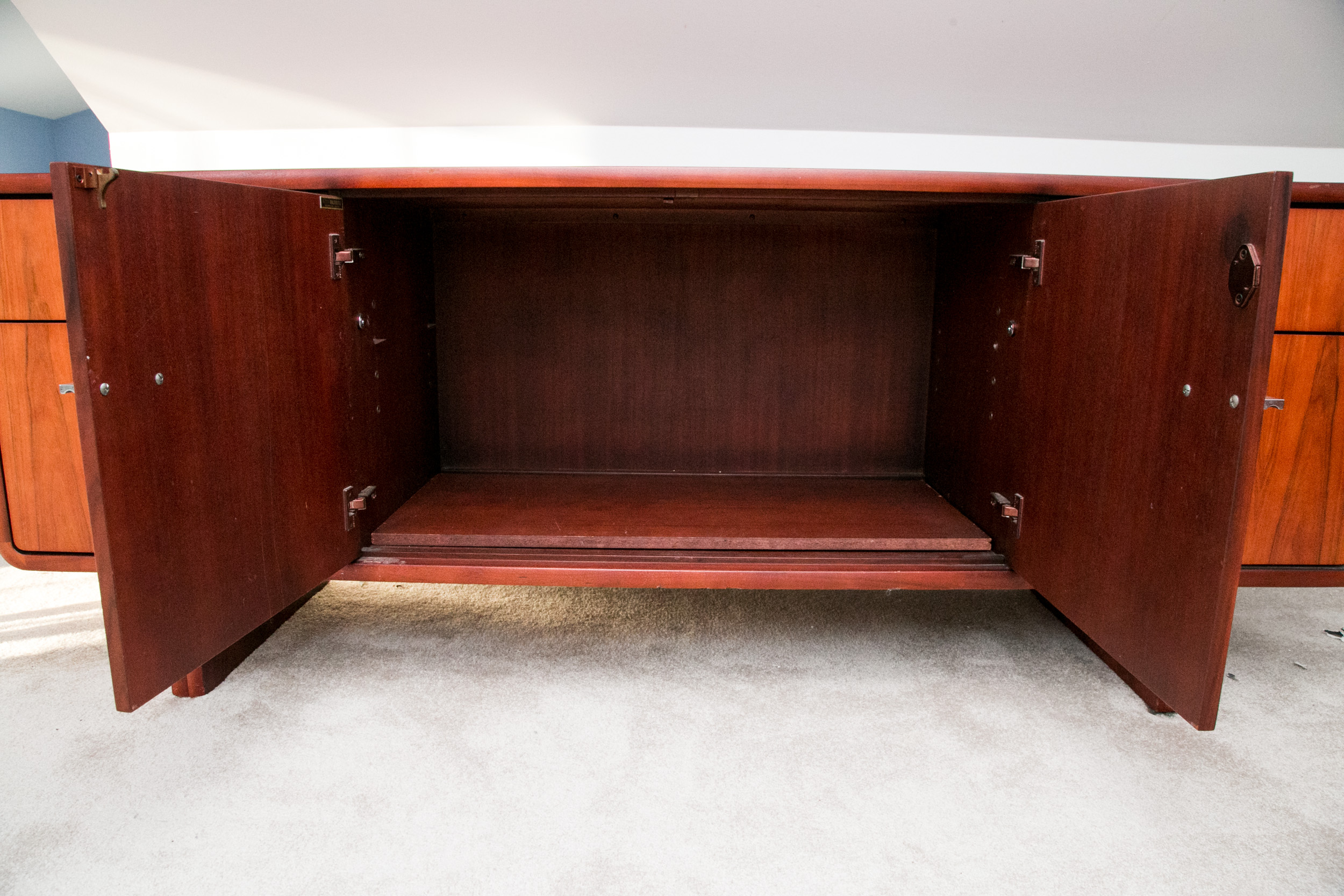 Mid Century Modern Rosewood Credenza by BiltRite