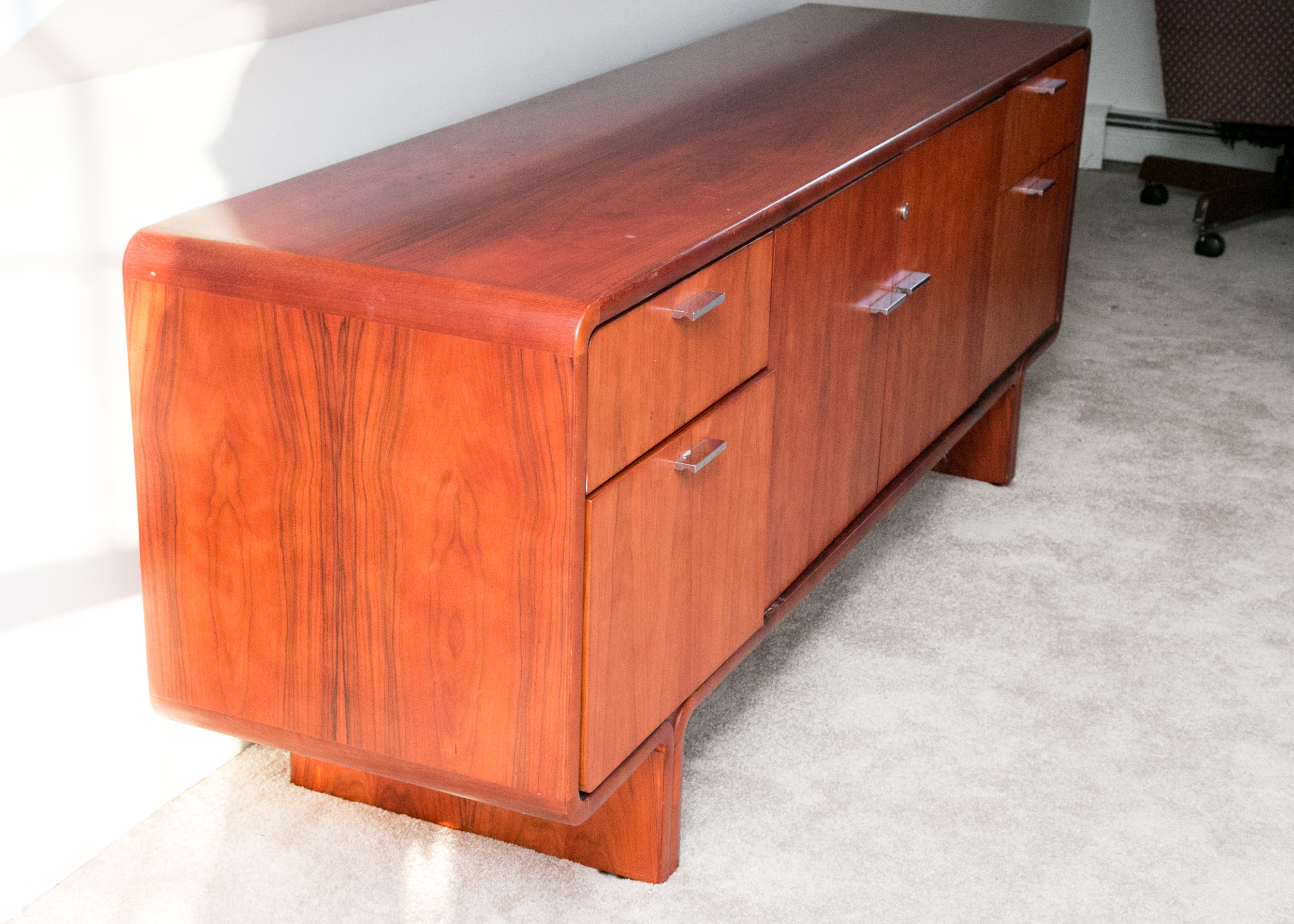 Mid Century Modern Rosewood Credenza by BiltRite