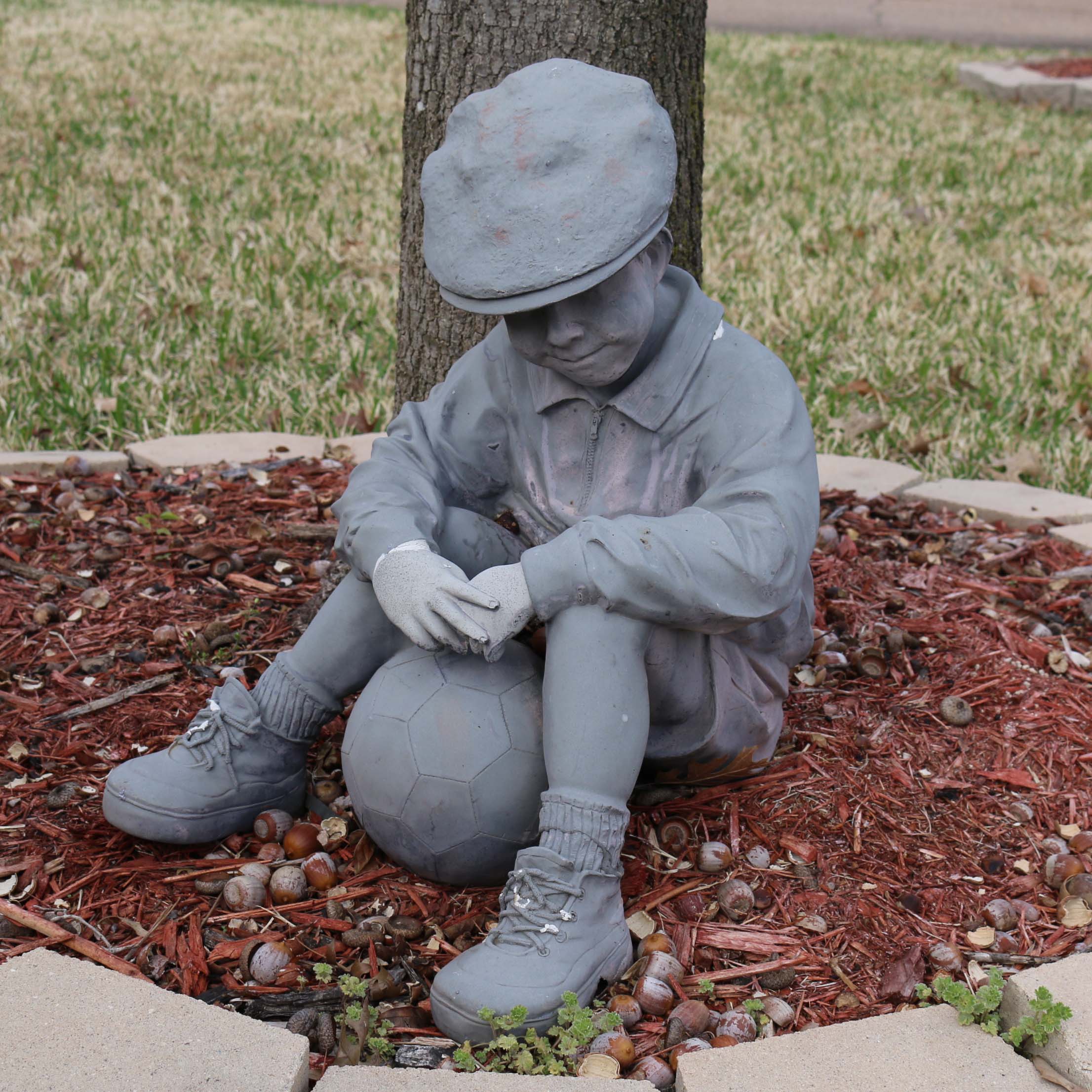 Child Garden Statue