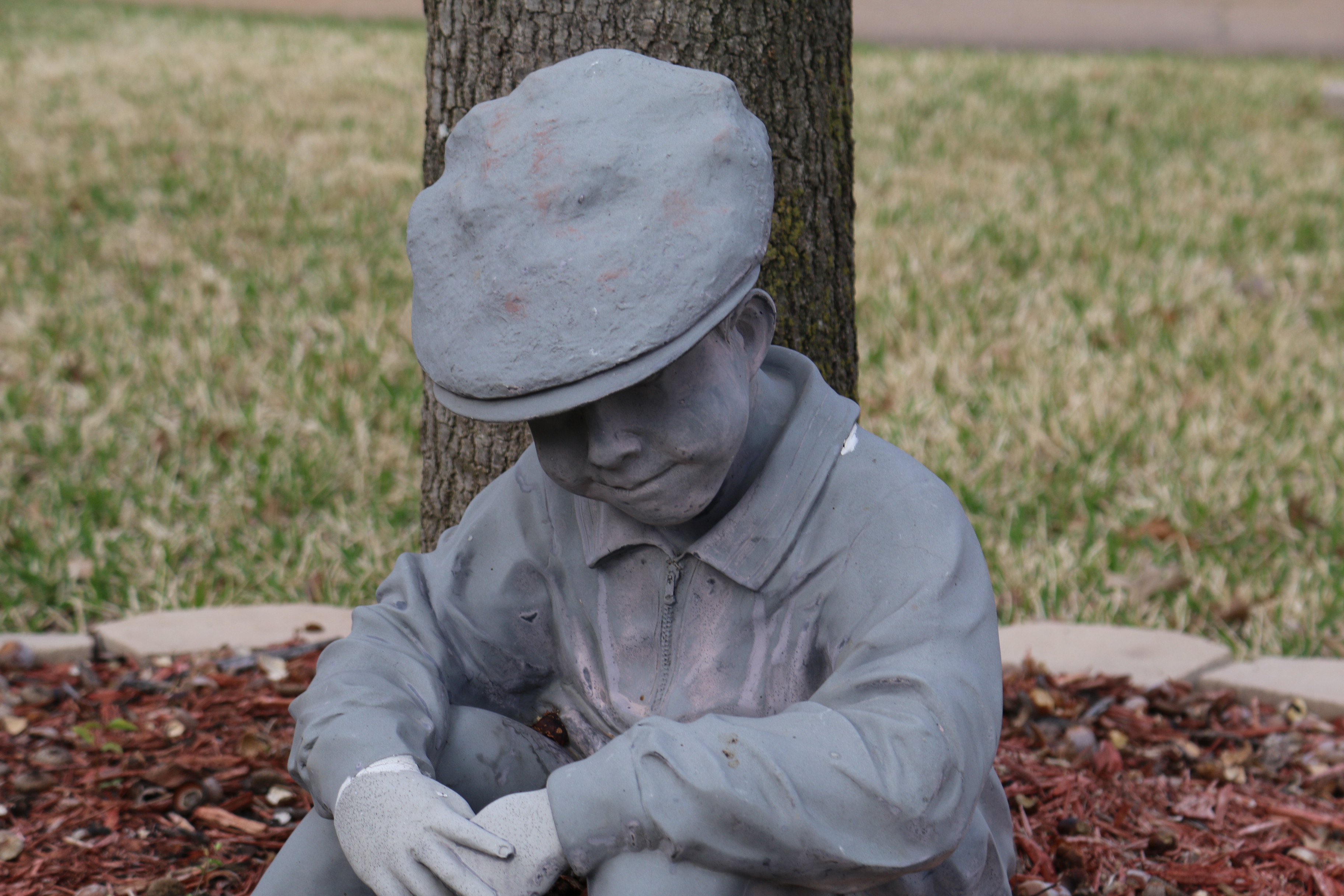 Child Garden Statue