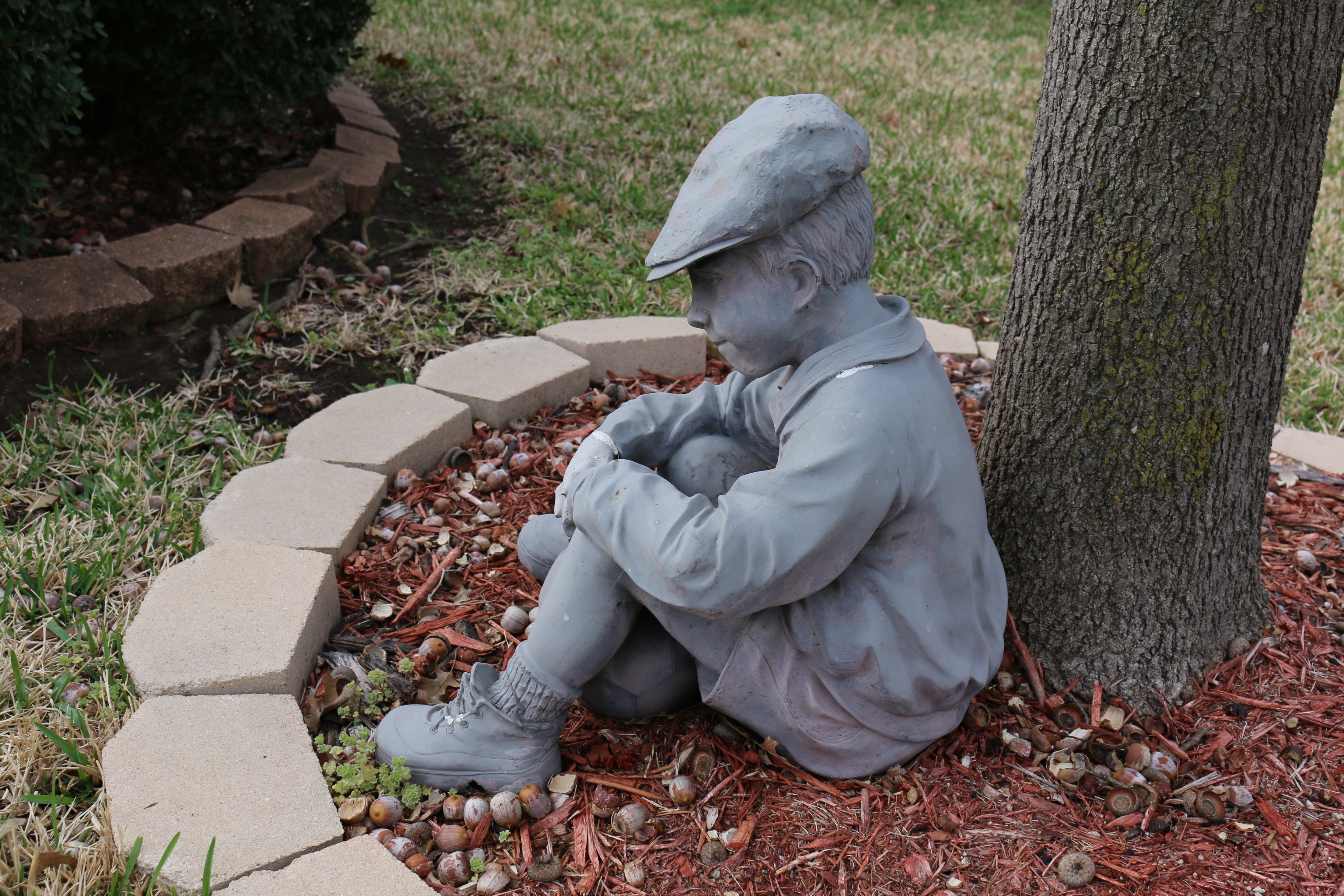 Child Garden Statue