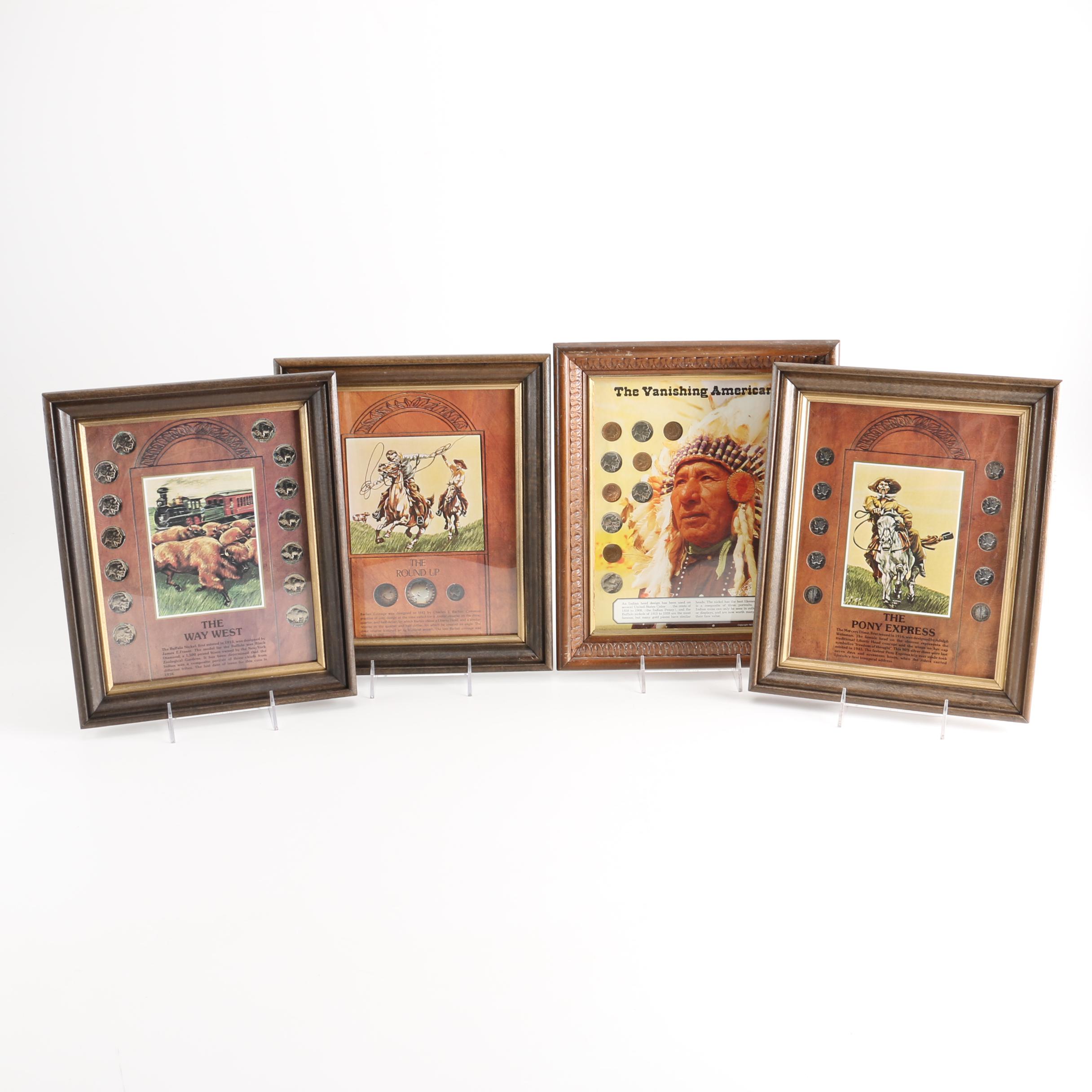 Four Early America Themed Coin Sets