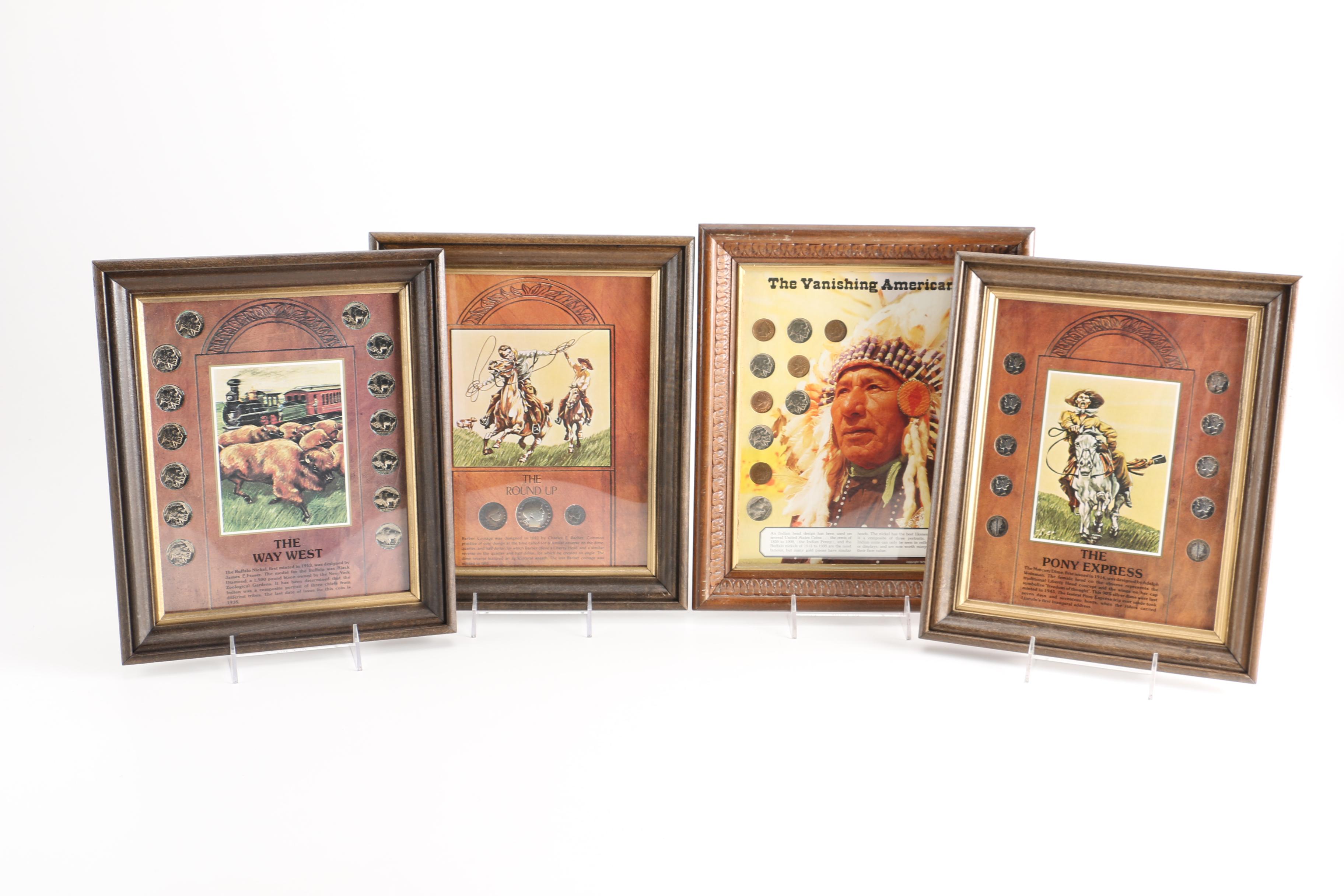 Four Early America Themed Coin Sets