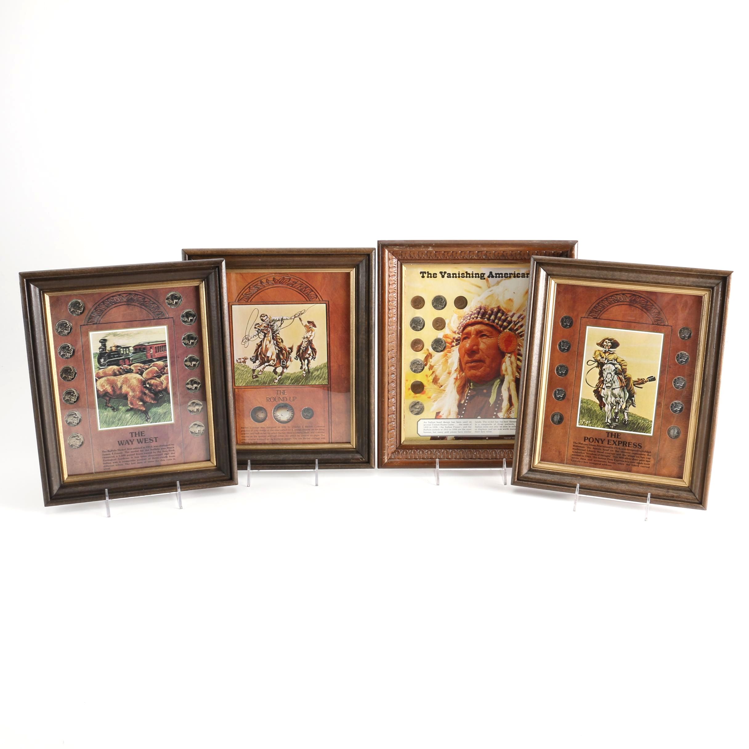 Four Early America Themed Coin Sets