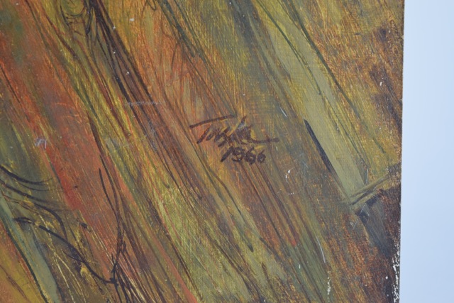 Tuska Mixed Media Artwork Circa 1966