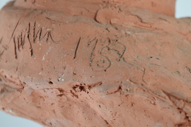 Original Tuska Clay Sculpture "John Sherman Cooper Variation I" Circa 1985