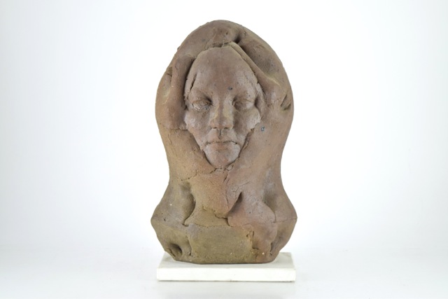 Original Tuska Clay Bust Sculpture